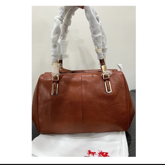 COACH MADISON SMALL LEATHER HANDBAG NEW - Picture 4 of 8